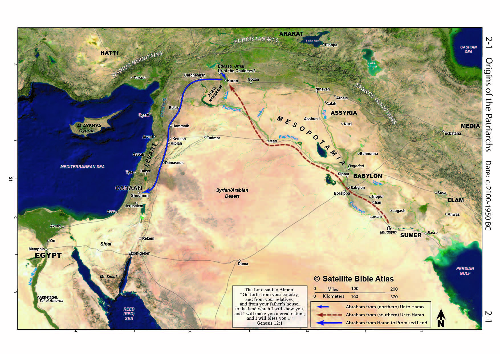 Map Of Haran In Ot