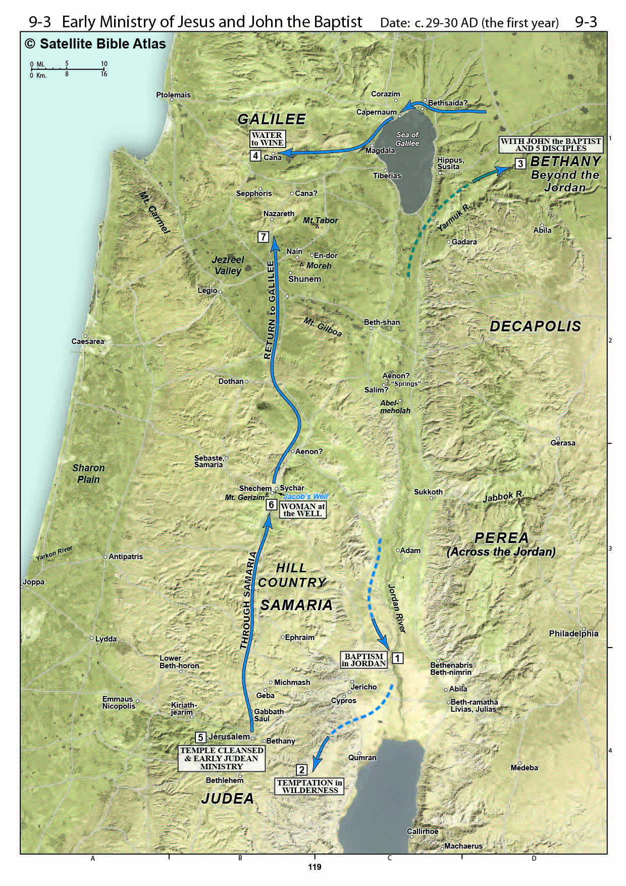 samaritans bible map